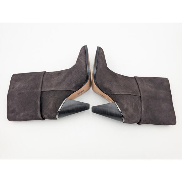 DKNY Padded Cerise Pointed Toe Block Heel Booties Women's Size US6M EU36B - Picture 6 of 10